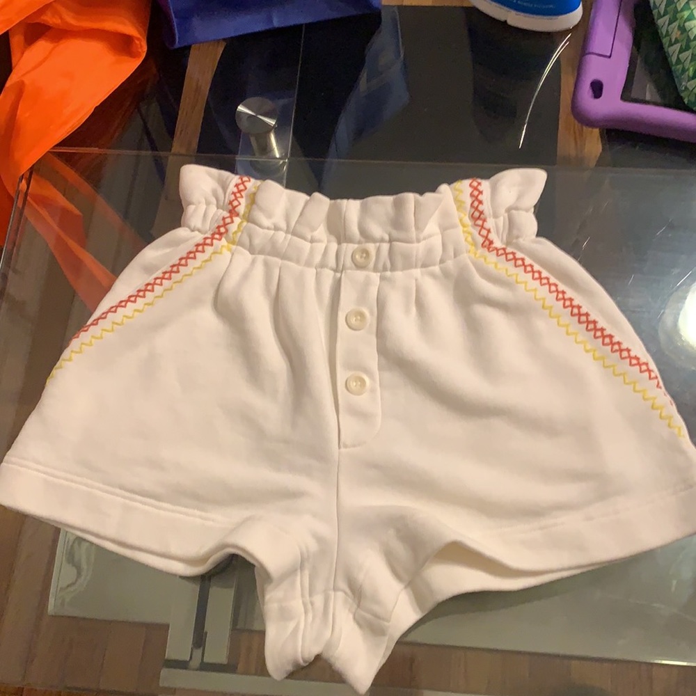 something navy paper bag shorts - Picture 3 of 7